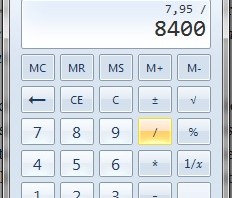 8400 Wörter für 7,50 Euro – ist das korrekt?